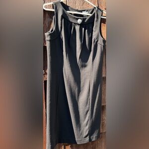 Women’s Ann Taylor Black dress with Rhinestone Button